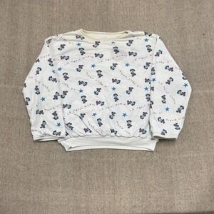 vintage Mickey and minnie reversable sweatshirt mens medium white 1990s disney